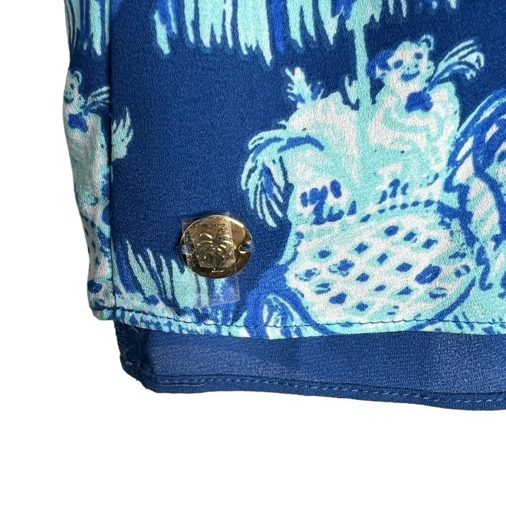 Lilly Pulitzer Florin Reversible Tank Joy Ride Deep Indigo Size XXS NEW - Picture 7 of 13